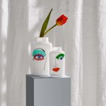Vase mini magnolia rock & pop moyen - nude glass