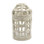 Vase pique fleurs en gr�s blanc rosie - serax