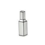 Vase en porcelaine blanc et noir 4, 8x13, 8cm carte blanche - serax
