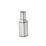 Vase en porcelaine blanc et noir 4, 8x13, 8cm carte blanche - serax