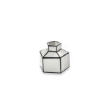 Vase en porcelaine blanc et noir 7, 3x6, 5cm s carte blanche - serax