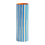 Vase en porcelaine color� ray� - &klevering