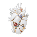 Vase en porcelaine love in bloom kintsugi - seletti