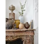 Vase rijad deco en terre cuite jaune - bloomingville