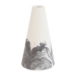 Vase en roche saline noir de mars 14 cm iconic - studio rosaroom