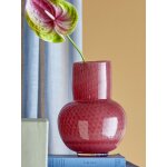 Vase roscoe verre rose - bloomingville
