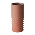 Vase tubulaire en terre cuite, sculpt� � la main - hkliving