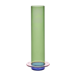 Vase en verre color� vert rose et bleu mix tours - serax