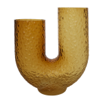 Vase en verre jaune 40 cm arura - aytm