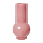 Vase en verre rose flamingo - hkliving