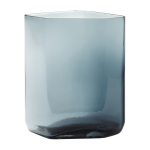 Vase en verre souffl� bleu 22x22x33cm silex l - serax