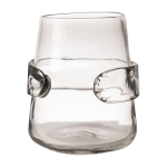 Vase en verre transparent 21x23cm embrace - pols potten