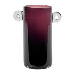 Vase en verre violet wind & fire - serax