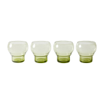 Verres � bulbe vert menthe (lot de 4) - hkliving