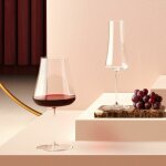 Verre � vin rouge stem zero volcano - nude glass