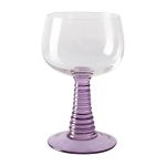 Verre � vin swirl high purple - hkliving