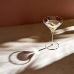 Vintage set de 2�verres � martini - nude glass