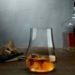 Vintage set de 4�verres � whisky - nude glass