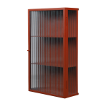 Vitrine murale en verre roseau rouge haze - ferm living