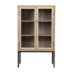 Vitrine placage fr�ne et verre tremp� 90x150cm harmony s - house doctor