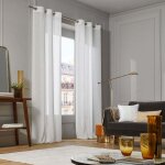 Voilage � oeillets milos blanc - madura