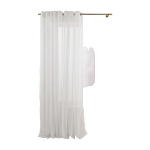 Voilage � oeillets thasos blanc - madura