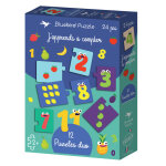 Puzzles duo - j'apprends  compter bluebird puzzle