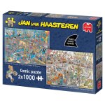 2 puzzles - jan van haasteren - le magasin de bricolage jumbo