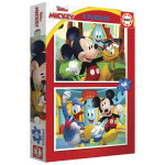 2 puzzles - mickey mouse fun house educa