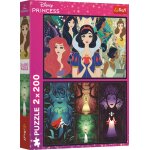 2 puzzles - princesses enchanteresses - princesse disney trefl