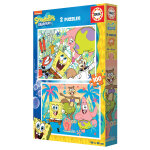 2 puzzles - sponge bob educa