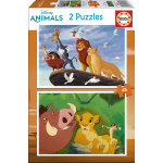 2 puzzles - the lion king educa