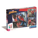 3 puzzles - marvel, spider - man clementoni