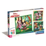 3 puzzles - mickey mouse celebration clementoni 3 puzzles - mickey mouse celebration clementoni