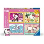 4 puzzles - allez, hello kitty ! ravensburger