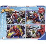 4 puzzles - spider - man ravensburger