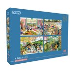 4 puzzles - la vie d'un chien gibsons