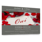 Faire - part de mariage en puzzle - 8 exemplaires - modèle 11 Faire - part de mariage en puzzle - 8 exemplaires - modèle 11