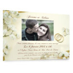Faire - part de mariage en puzzle - 8 exemplaires - modèle 6 Faire - part de mariage en puzzle - 8 exemplaires - modèle 6