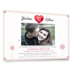 Faire - part de mariage en puzzle - 8 exemplaires - modèle 7 Faire - part de mariage en puzzle - 8 exemplaires - modèle 7