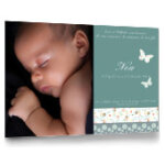 Faire - part de naissance en puzzle - 8 exemplaires - modèle 15 Faire - part de naissance en puzzle - 8 exemplaires - modèle 15