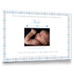 Faire - part de naissance en puzzle - 8 exemplaires - modèle 16 Faire - part de naissance en puzzle - 8 exemplaires - modèle 16