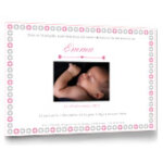 Faire - part de naissance en puzzle - 8 exemplaires - modèle 17 Faire - part de naissance en puzzle - 8 exemplaires - modèle 17
