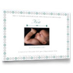 Faire - part de naissance en puzzle - 8 exemplaires - modèle 18 Faire - part de naissance en puzzle - 8 exemplaires - modèle 18