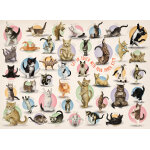 Pi�ces xxl - familiy puzzle: yoga kittens eurographics