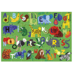 Pi�ces xxl - puzzle alphabet - fruits et animaux educa