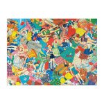 Poupe en papier vintage - puzzle de 1000 pices dans une bote carre