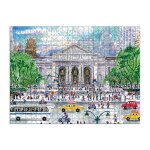 Le printemps à la bbibliothèque - puzzle double face de 500 pièces Le printemps à la bbibliothèque - puzzle double face de 500 pièces