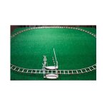 Puzzle 3d en bois - rails ronds + croisement wooden. city