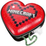 Puzzle 3d - boite coeur - minecraft ravensburger